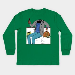 Headless Bojack Horseman Kids Long Sleeve T-Shirt